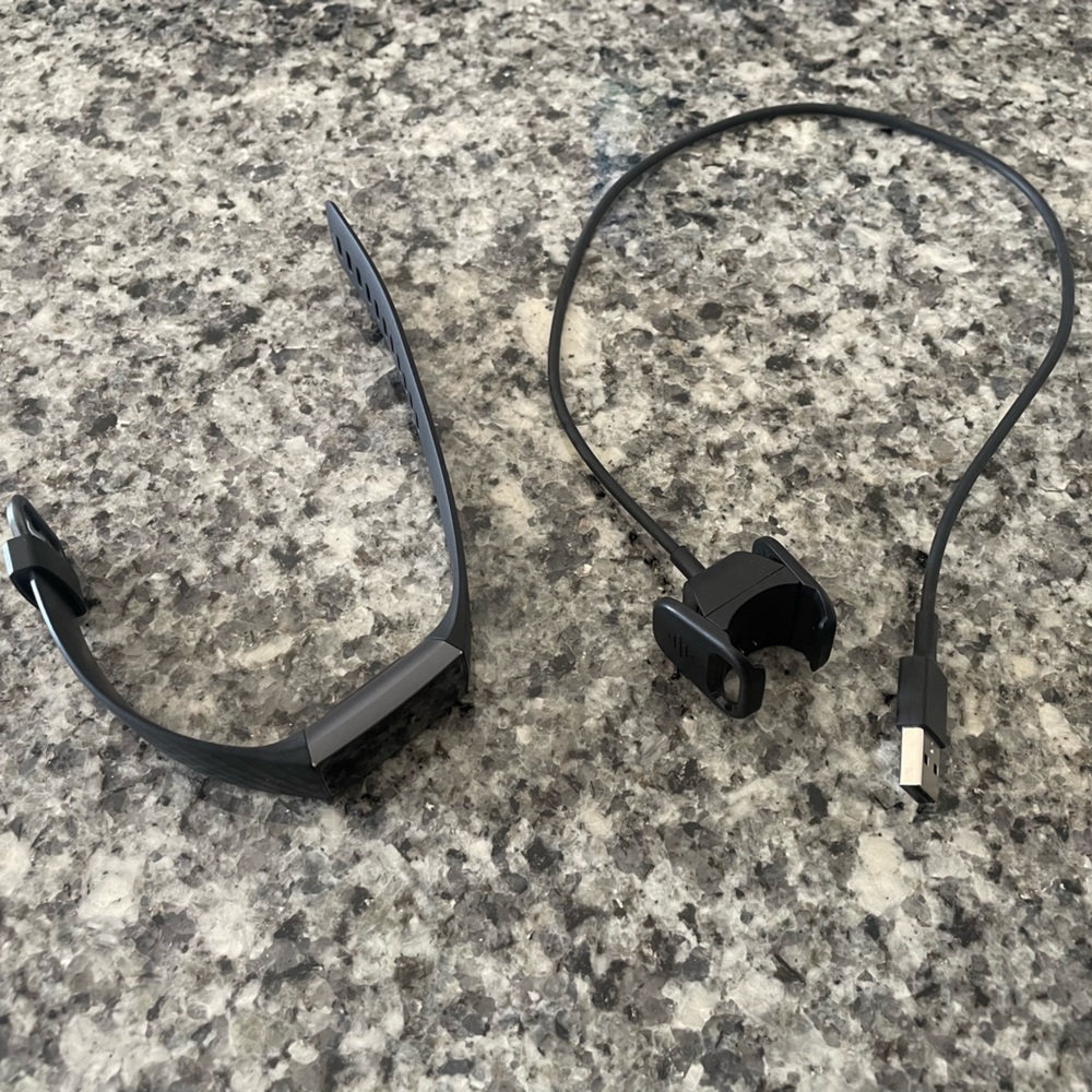 Fitbit Charge 3 w/ USB Charger